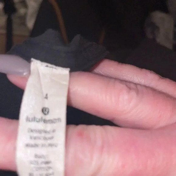 LULULEMON RETREAT 7/8ths YOGA PANTS BLACK CHERRY/SUGAR CRUSH COMBO SIZE 4 - Picture 11 of 14